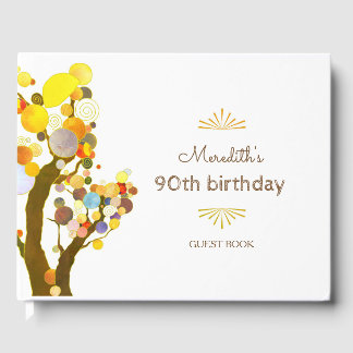 Livre D'or Jalon des arbres lunaires Anniversaire