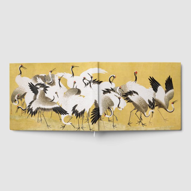 Livre D'or Japanese Cranes Vintage Bird Classic (Complet)
