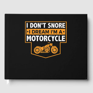Livre D'or Je N'Ai Pas Rêvé Que Je Rêve D'Être Une Moto Snork