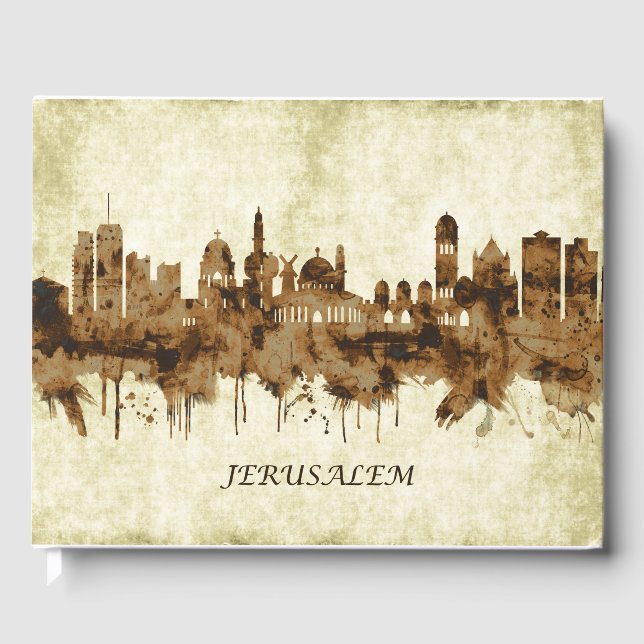 Livre D'or Jérusalem Israël Cityscape (Recto)