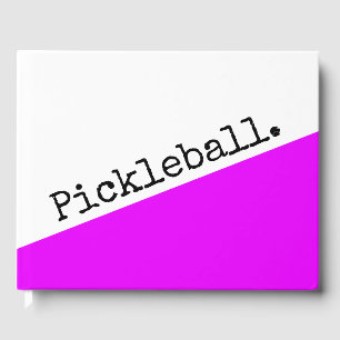 Livre D'or Jeu de plaisir Vivid Pink Sldge Retro Pickleball T