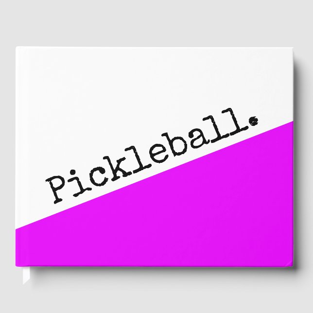 Livre D'or Jeu de plaisir Vivid Pink Sldge Retro Pickleball T (Recto)