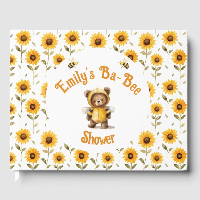 Livre D'or Jolie Bee Bear Ba-Bee Douche au miel (Recto)