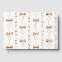 Jolis noeuds fleurs blanc lavande mariage