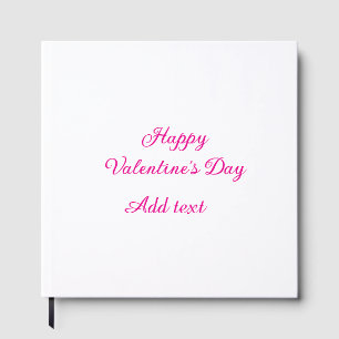 Livre D'or Joyeuse Saint-Valentin texte rose nom message