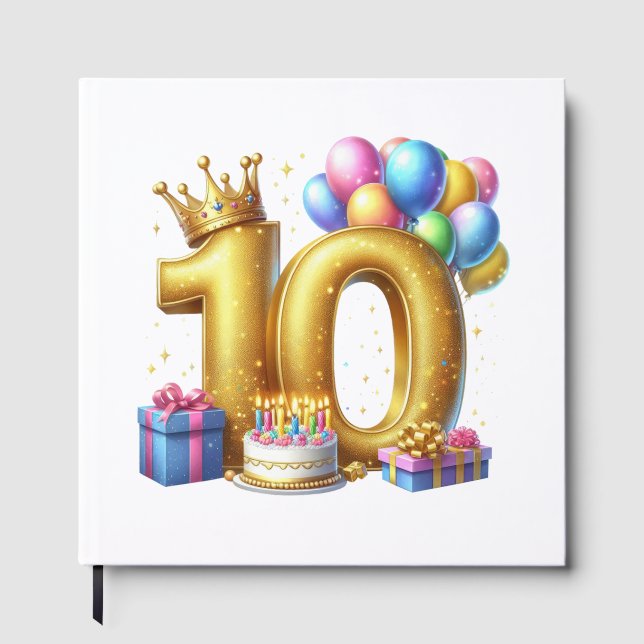 Livre D'or Joyeux 10ème Anniversaire (Recto)