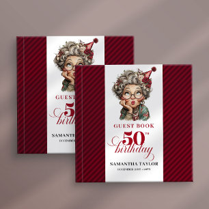 Livre D'or Joyeux 50ème anniversaire panneau de signature de 