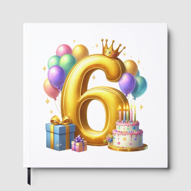 Livre D'or Joyeux 6e Anniversaire (Recto)