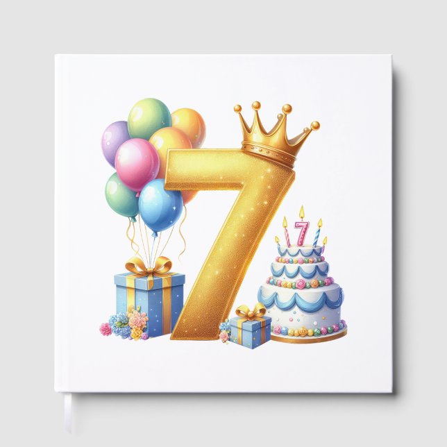 Livre D'or Joyeux 7ème Anniversaire (Recto)