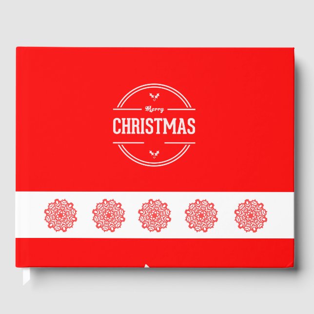 Livre D'or Joyeux Noël Guestbook (Recto)