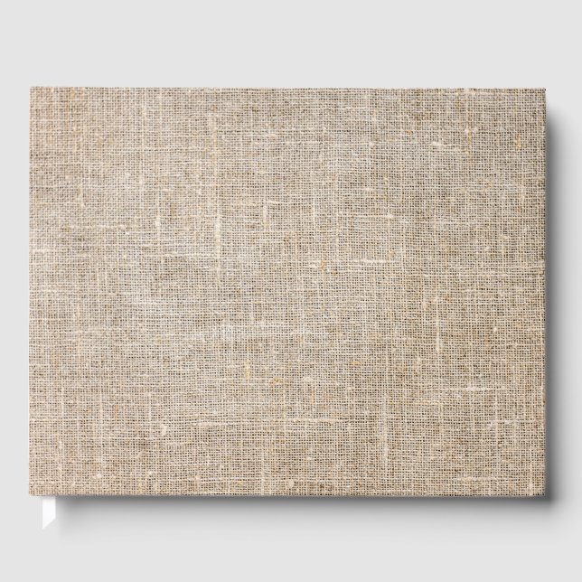 Livre D'or Jute Textile (Recto)