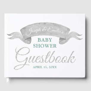 Livre d'or Koala & Eucalyptus Grey Baby shower