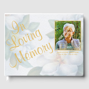 Livre D'or l 'In Love Memory' Photo Funérailles florales