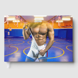Livre D'or La bosse musculaire de l'homme musclé de SlipperyJ