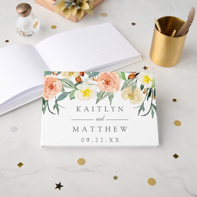 Livre D'or La collection de Mariages Spring Blossoms (Recto ouvert)