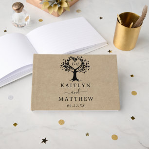 Livre D'or La collection Rustic Heart Tree Mariage
