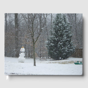 Livre D'or La scène de neige hivernale du voisin