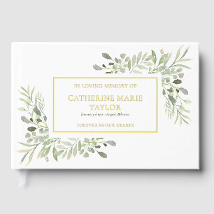 Livre D'or La verdure dans l'amour Mémoire funéraire funérair