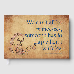 Livre D'or L'affiche rétro vintage des princesses de Slippery