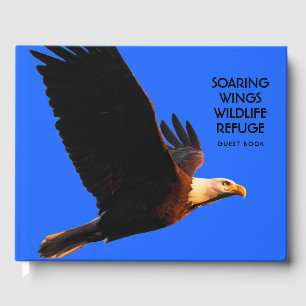Livre D'or L'aigle à tête blanche en vol Nature