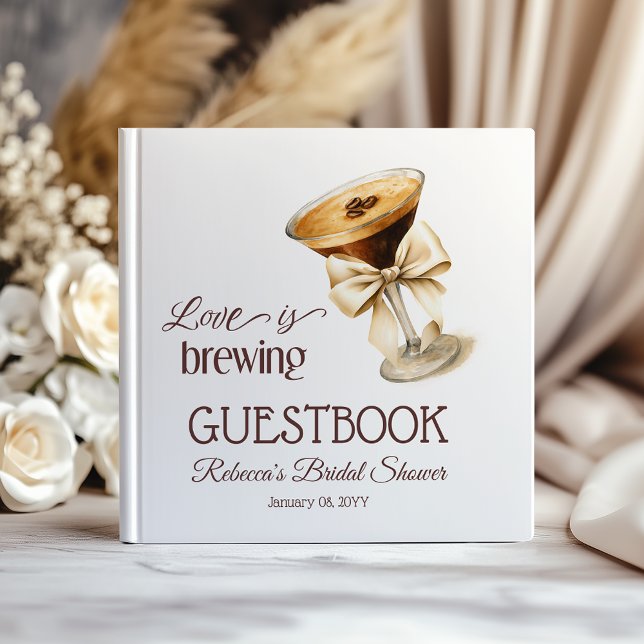 Livre D'or L'amour est en train de se préparer Boisson Martin (Créateur téléchargé)