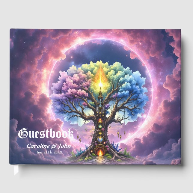 Livre D'or L'Arbre Céleste des Royaumes Éternels.  (Recto)