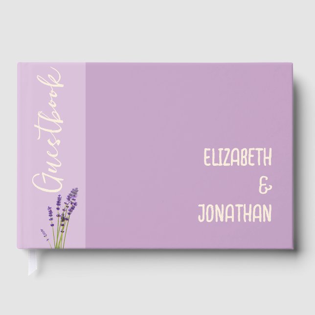 Livre D'or Lavender Love Mariage (Recto)
