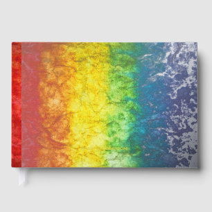 Livre D'or Le drapeau tie-dyé de SlipperyJoe arc-en-ciel pres