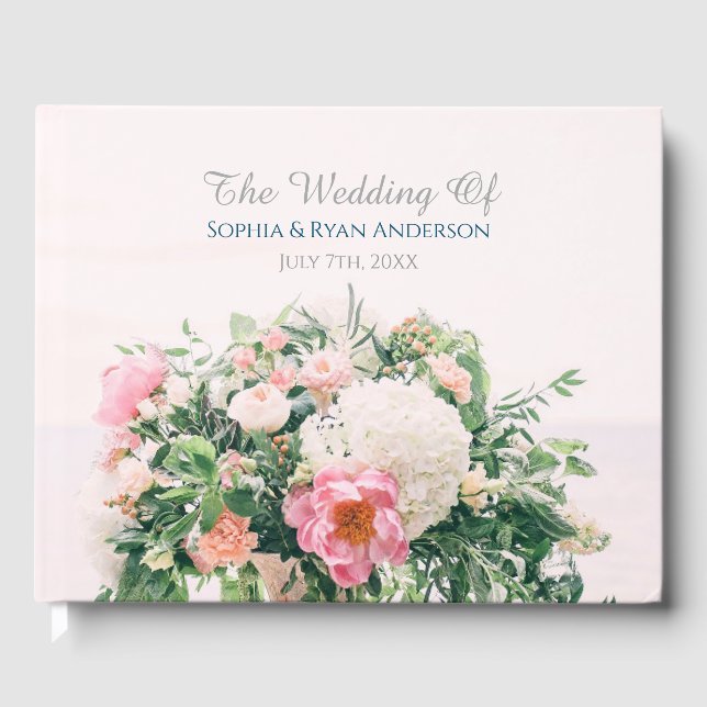 Livre D'or Le Mariage De, Noms & Date, do-it-yourself Photos (Recto)