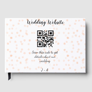 Livre D'or Le site web mariage scanner code QR pour les détai