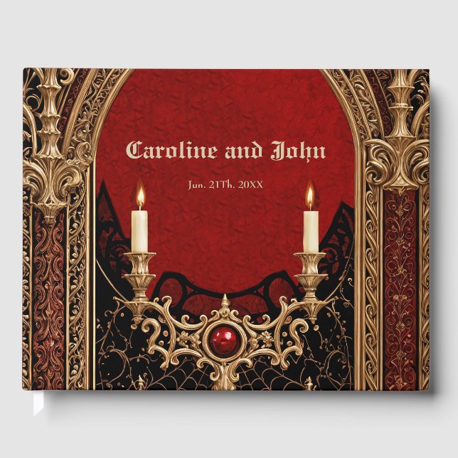 Livre D'or L'élégance sombre du style gothique. (Recto)