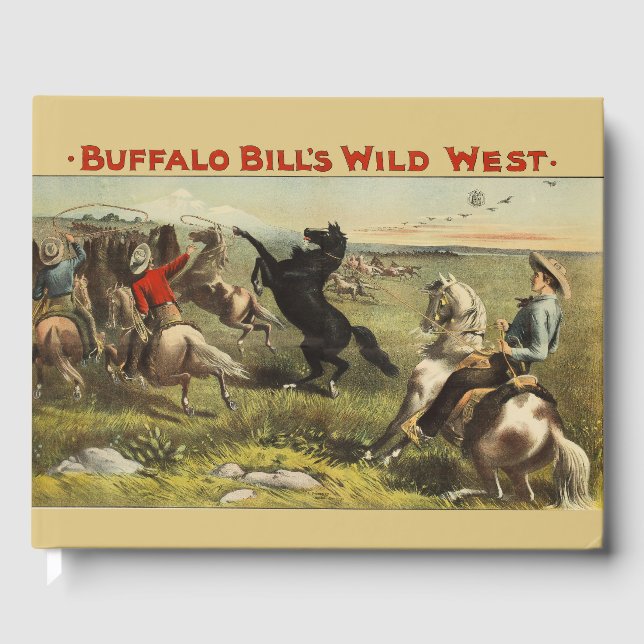 Livre D'or Les Chevaux de l'Ouest sauvage de Buffalo Bill (Recto)