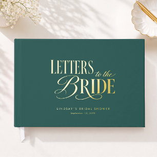Livre D'or Lettres à la mariée ! Salle de douche de mariage v