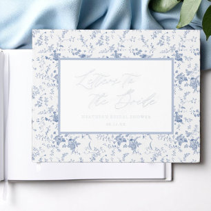 Livre D'or Lettres à la mariée Toile Shower de mariage