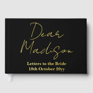 Livre D'or Lettres personnalisées à la mariée Enterrement de 