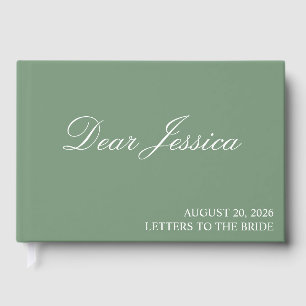 Livre D'or Lettres pour l'album de la mariée personnalisé, fê