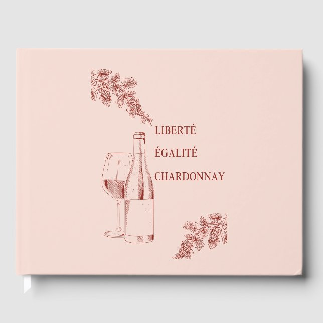 Livre D'or Liberté Égalité Chardonnay Drôle Illustration de v (Recto)