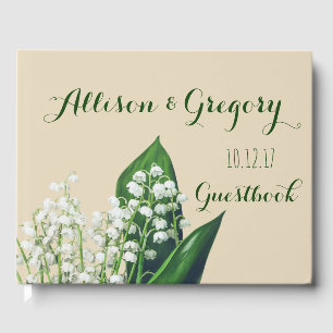 Livre D'or Lily de la Vallée Couple's Names & Date Mariage