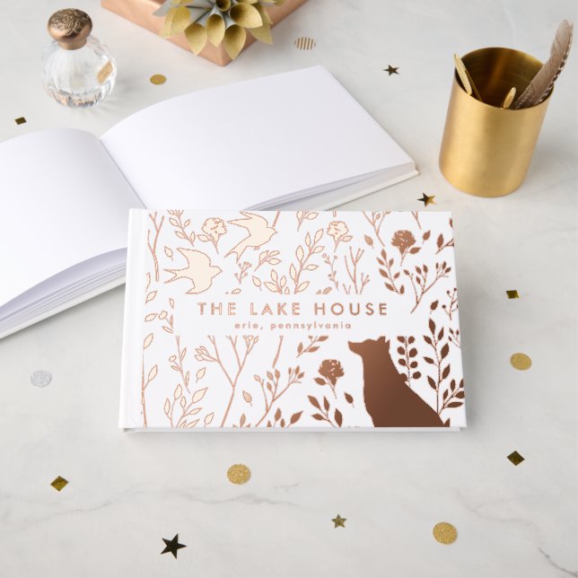 Livre D'or Location Accueil Lac Cabine Bienvenue (Recto ouvert)