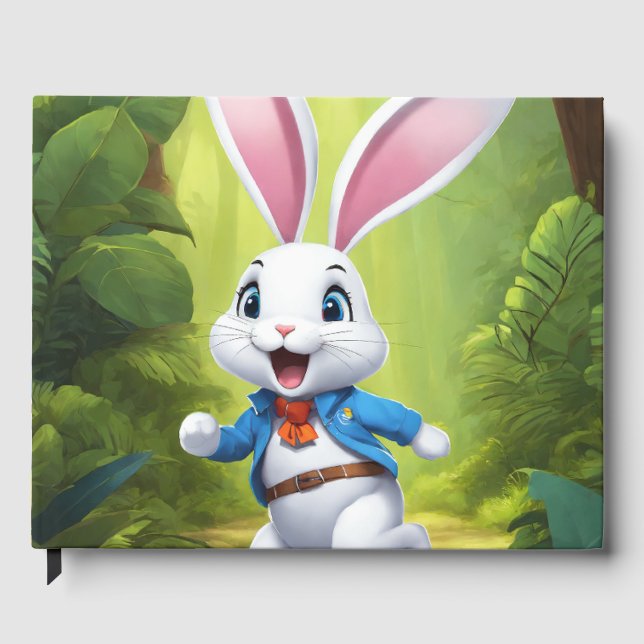 Livre d'or Logo Lapin Noir (Recto)