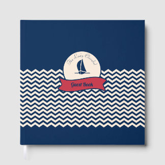 Livre D'or logo motif de navire de la marine décor de yacht d