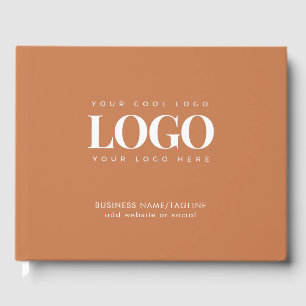 Livre D'or Logo personnalisé minimaliste de Terracotta Busine