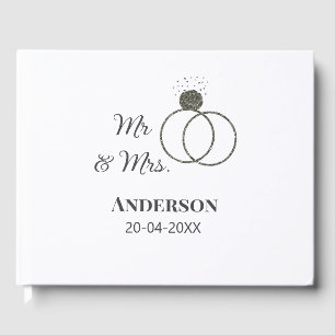 Livre D'or M. & Mme ajouter nom de famille date année mariage