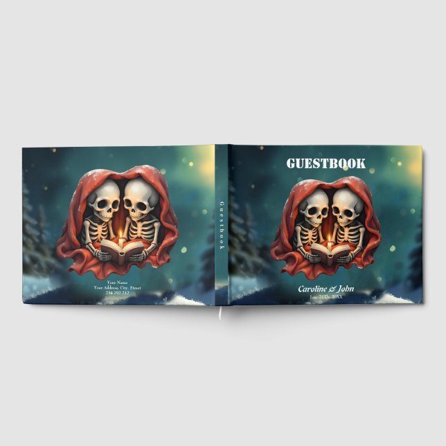 Livre D'or Magical winter moments, two skeletons  (Complet)