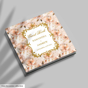 Livre D'or Magnifique Blush Gold Mariage Réservez pour les cl