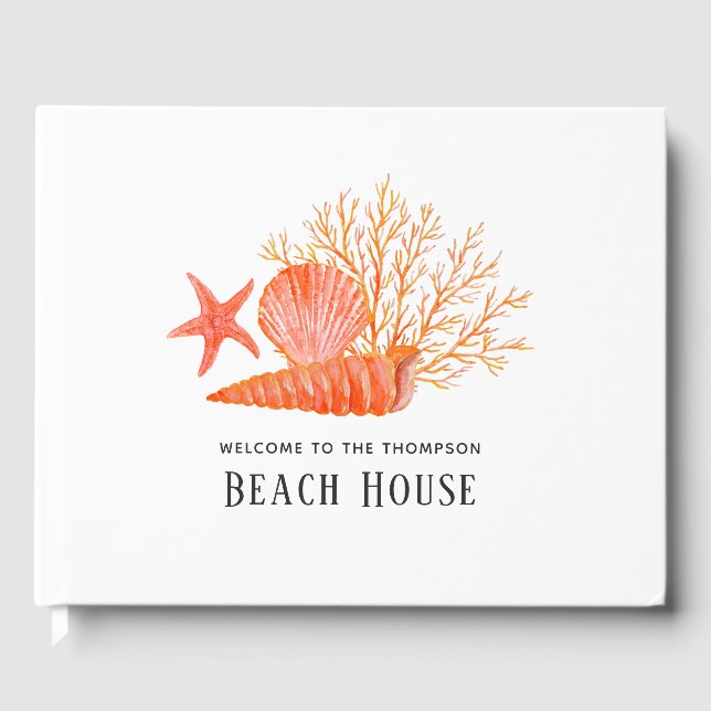 Livre D'or Maison de plage en corail vivant (Recto)