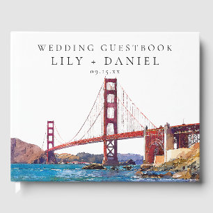 Livre D'or Mariage à l'aquarelle à San Francisco