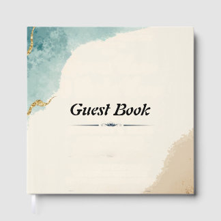 Livre d'or Mariage à thème de la plage