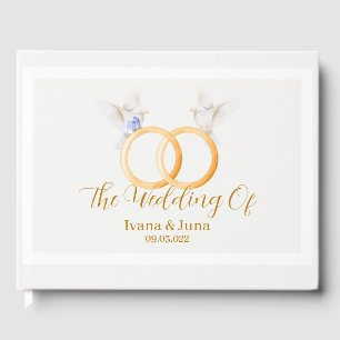 Livre D'or Mariage ADELLE Simple Dusk Blue Couple