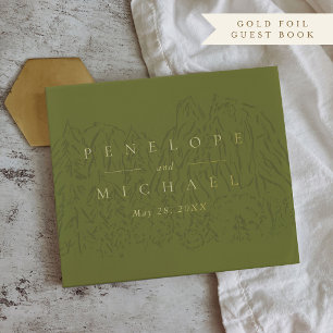 Livre D'or Mariage au Parc National de la Montagne Rustique V